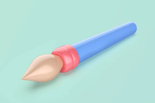 Illustration Simple Paintbrush — Stock Photo, Image