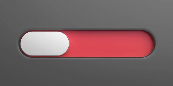 Metal Slider Toggle Switch Interface Button — Stock Photo, Image