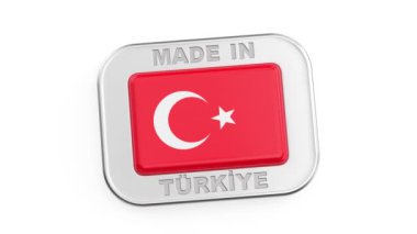 Türk bayrağıyla Türk gümüş rozetinde yapıldı