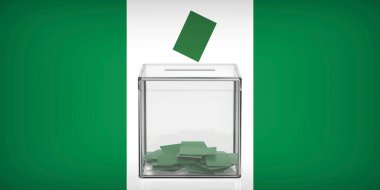 Concept image for elections in Nigeria clipart