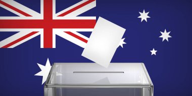 oy sandığı Avustralya bayrağı