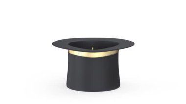 Sihirbazların silindir şapkasından yükselen altın yıldızlar