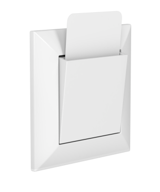 Hotel room key card slot