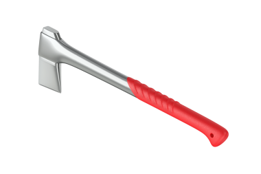 Kırmızı saplı küçük balta