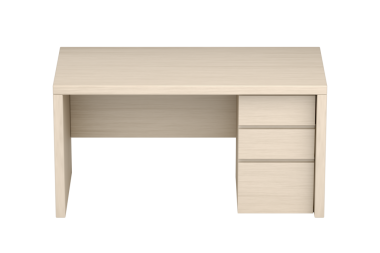 Ahşap masanın önü.