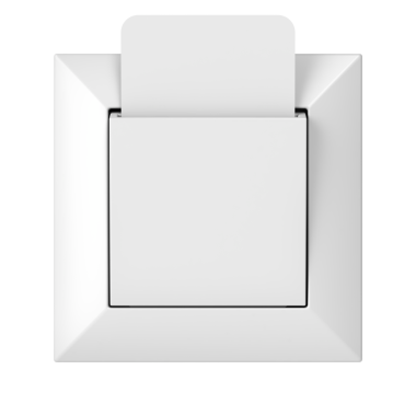 Hotel room key card slot