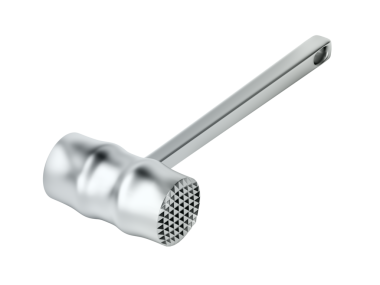 Şeffaf arkaplanda metal et çekici