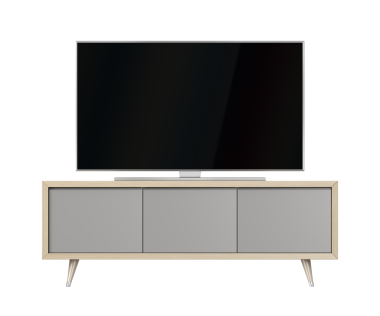 Boş ekranlı televizyon ve dolap