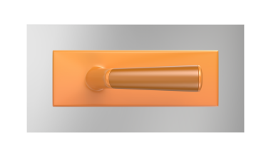 Şeffaf arkaplanda alçı mala