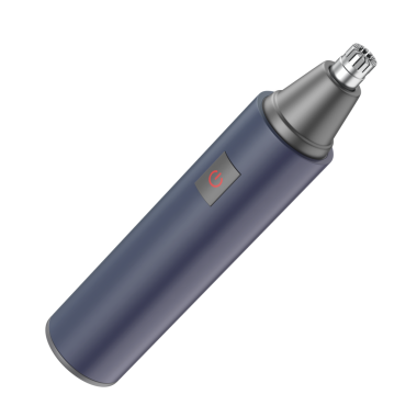 Şeffaf arkaplanda mavi burun kılı kesicisi