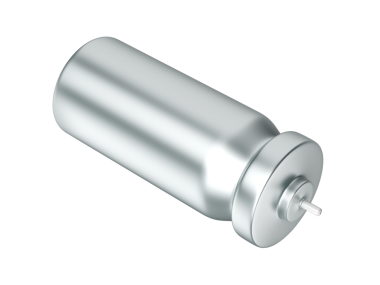 Şeffaf arkaplanda astım spreyi için yeni kartuşlar