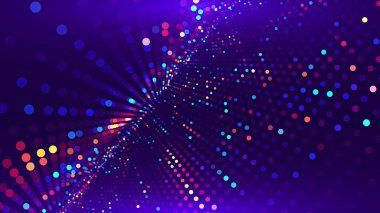 Soyut fütüristik duvar kağıdı, dijital arkaplan. vektör illüstrasyonu                      