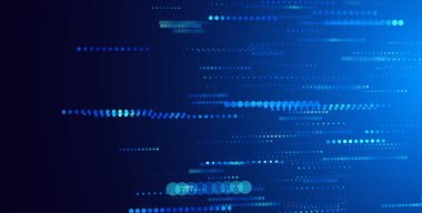 Soyut teknoloji geçmişi. bilim ve ağ bağlantı çizgileri. 