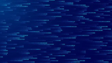 ikili kodlu soyut mavi arkaplan