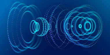 Fütürist teknoloji soyut arka plan. vektör illüstrasyonu.                 