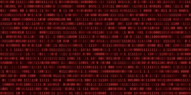 Rakamlarla soyut bir arkaplan. Matrix dijital görüntü numaraları kodu. vektör illüstrasyonu.                        