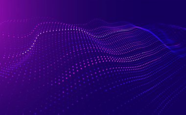 Soyut arkaplan. Fütürist teknoloji. vektör illüstrasyonu.           