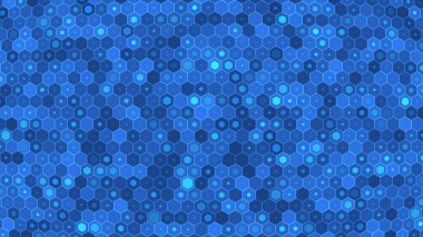 Soyut fütüristik altıgen teknoloji geçmişi. vektör illüstrasyonu                                                 