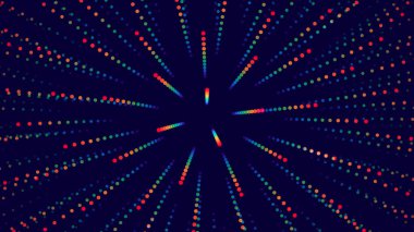 Noktalı soyut dijital teknoloji arkaplanı, vektör illüstrasyonu   