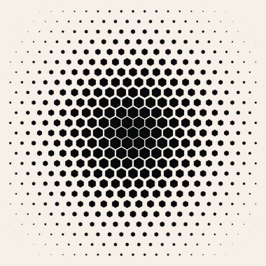 Soyut fütüristik altıgen teknoloji geçmişi. vektör illüstrasyonu                                                 