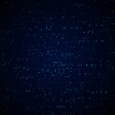 ikili kodlu soyut dijital ağ veri arkaplanı
