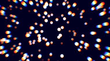 Bokeh ışıkları ve yıldızlarıyla soyut arkaplan