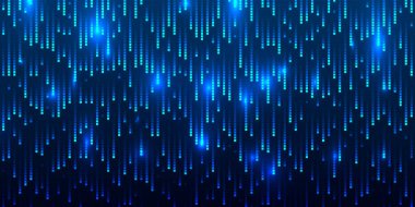 mavi soyut arka plan. mavi matris piksel çizgileri