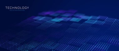 vektör teknolojisi arka planı, dijital teknoloji ve bilgisayar elektronik devre kartı