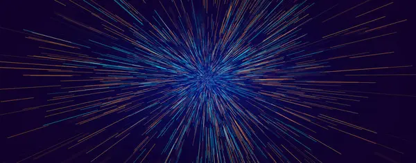 Fundo Abstrato Com Partículas Brilhantes Estrelas Largas Laranja Azul —  Vetores de Stock