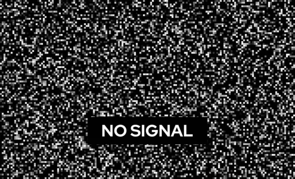 Abstract Black White Background Signal Static Noise Vetor De Stock