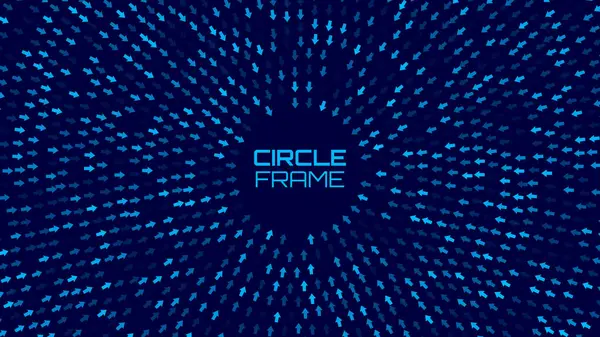青い円の抽象的な幾何学的背景 ベクトルイラストデザイン ロイヤリティフリーストックベクター
