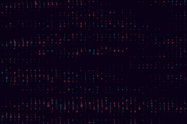 vektör soyut arkaplan, ikili kod deseni