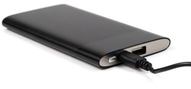 Beyaz arka planda modern güç bankası