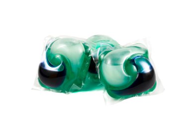 liquid powder on white background