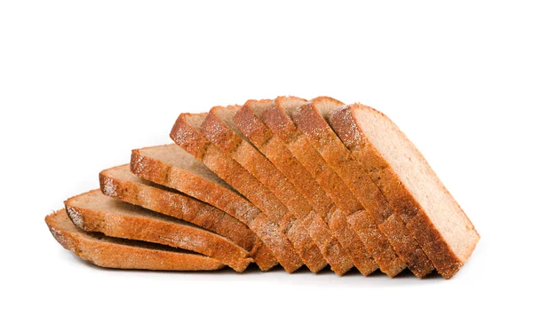 Bread Isolated White Background — Stock Photo, Image