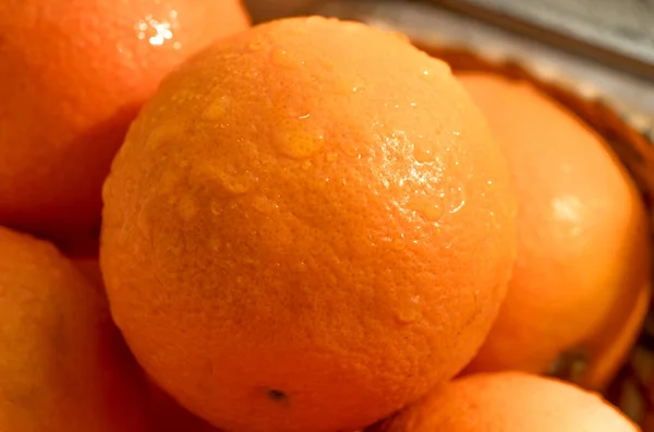 Orangen Korb — Stockfoto