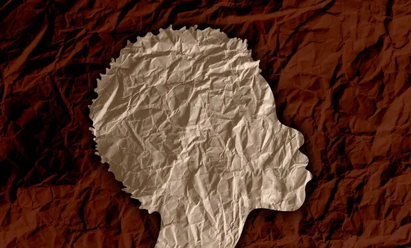 Femeie Africană Siluetă Fundal Hârtie — Fotografie, imagine de stoc