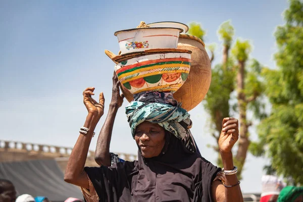 Tribus Africanas Nigeria Estado Borno Ciudad Maiduguri Miembros Femeninos Tribu — Foto de Stock
