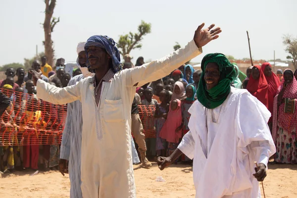 Tribù Africane Nigeria Stato Borno Città Maiduguri Membri Della Tribù — Foto Stock