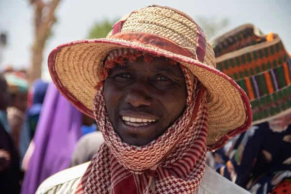 Plemiona Afrykańskie Nigeria Stan Borno Miasto Maiduguri Fulani Członek Plemienia — Zdjęcie stockowe