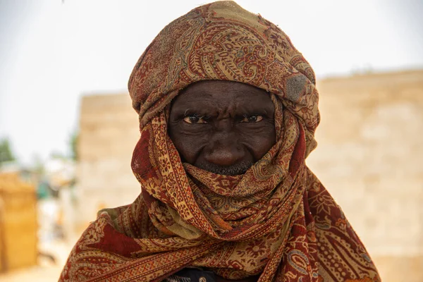 Tribos Africanas Nigéria Estado Borno Maiduguri Tribo Fulani Tradicionalmente Vestida — Fotografia de Stock