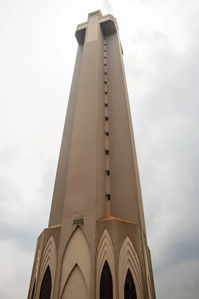 Exterior Arches Crosses Decorative Walls Catholics Church Abuja Church Known — Fotografia de Stock