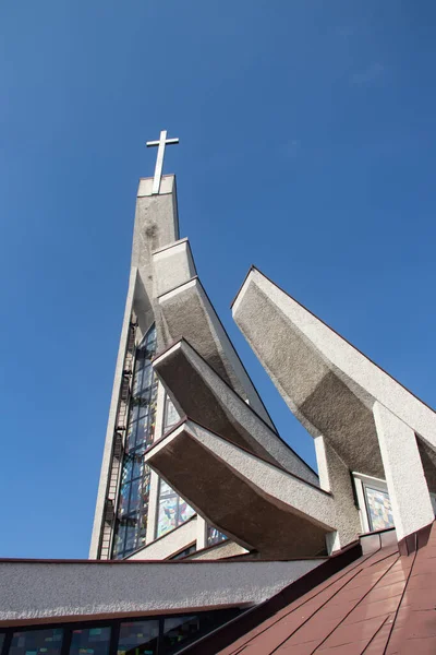 Chiesa Parrocchiale Nel Villaggio Orly Vicino Radymno Malopolska Polonia Con — Foto Stock