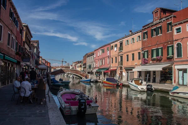 Canales Edificios Alrededor Murano Venecia Italia Murano Mundialmente Famoso Conocido —  Fotos de Stock