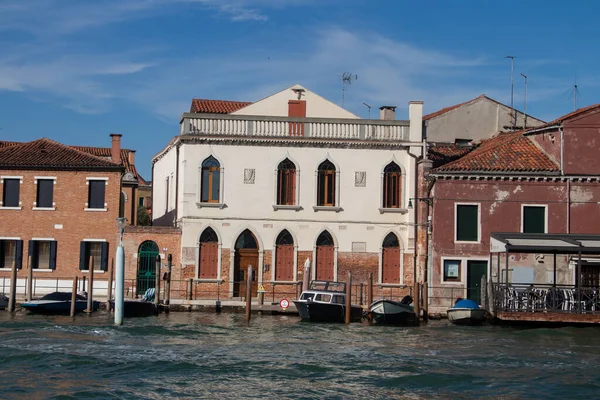 Canais Edifícios Murano Veneza Itália Murano Mundialmente Famoso Pela Produção — Fotografia de Stock