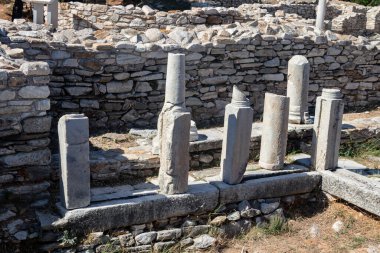 Antik Yunan kenti, duvarları, şehirleri ve sanat eserleri olan tarihi arkeoloji alanı, Thasos Adası