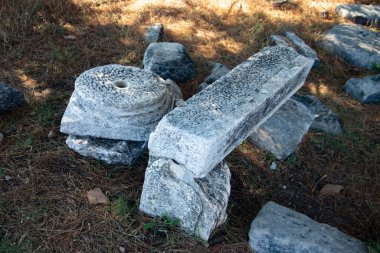 Antik Yunan kenti, duvarları, şehirleri ve sanat eserleri olan tarihi arkeoloji alanı, Thasos Adası