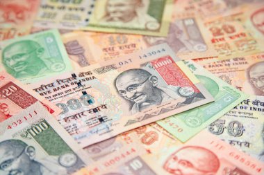 Hint banknotlarının koleksiyonu.