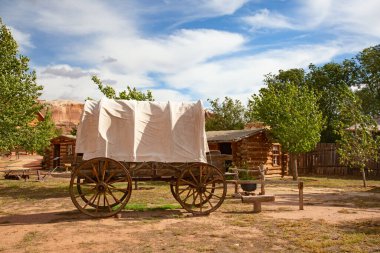 Arizona ve Utah sınırındaki Vahşi Batı Öncülerinin tarihi ileri karakolu.