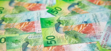 Yeni İsviçre banknotlarının koleksiyonu (2017-2020 arasında yayınlandı))